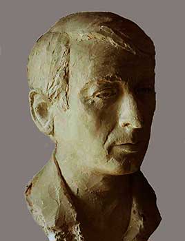 Bust in bronze portrait to Manuel Herrador
