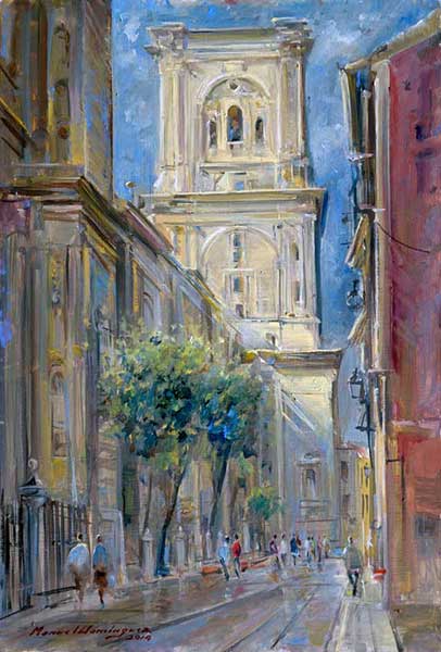 Cathedral of Granada. oil painting 8