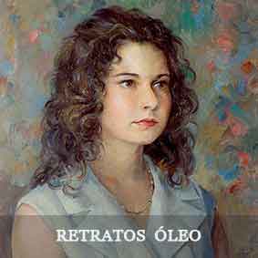 Galelía de retratos al óleo