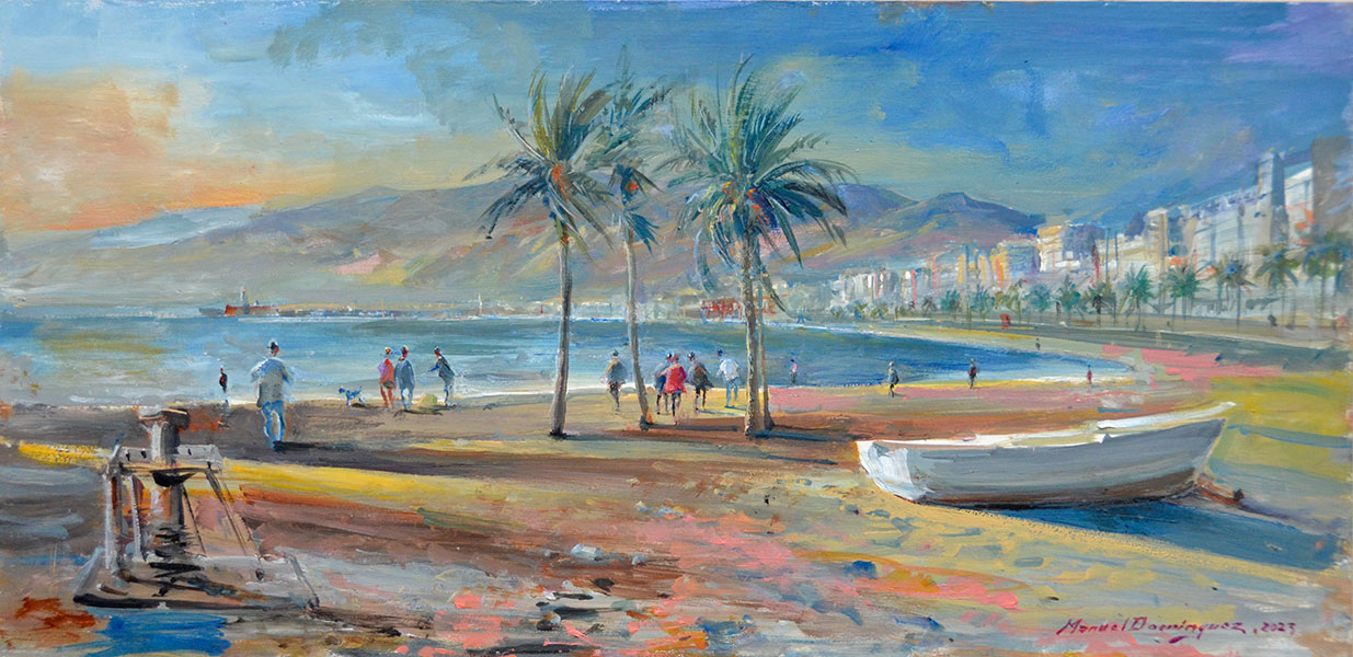 oil 18. Palm Grove Beach