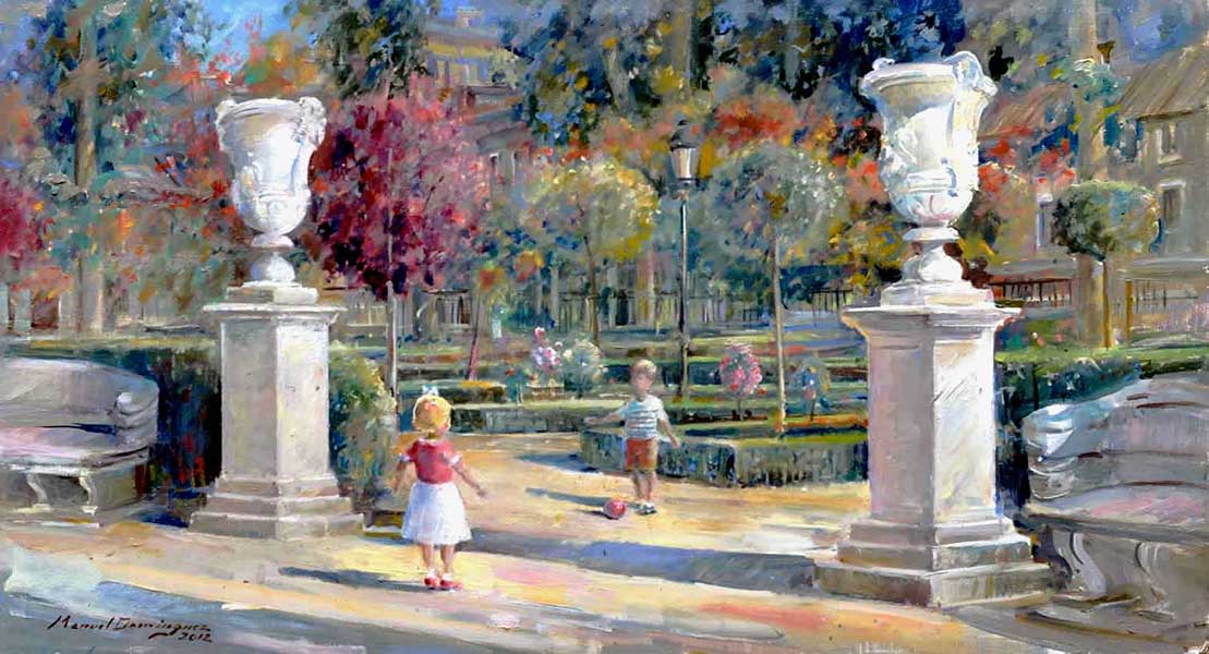 Aranjuez. oil painting 38