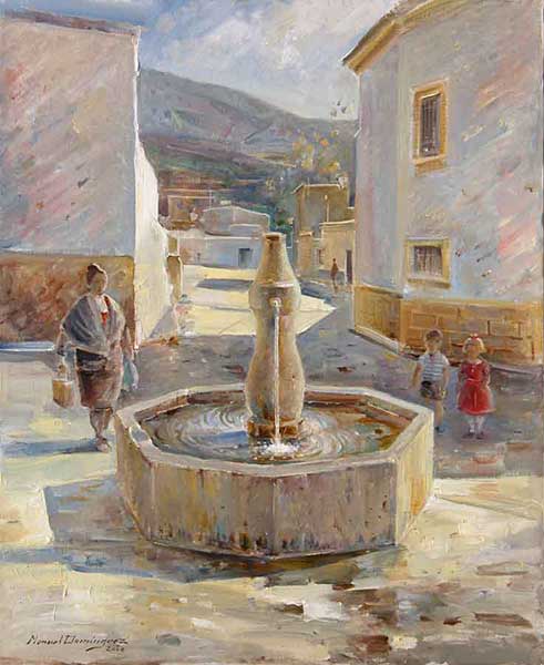 Source of Dalías- oil painting 44