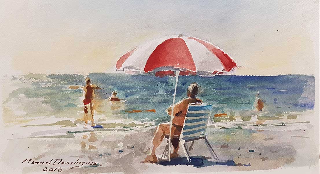 Sketches on the beache