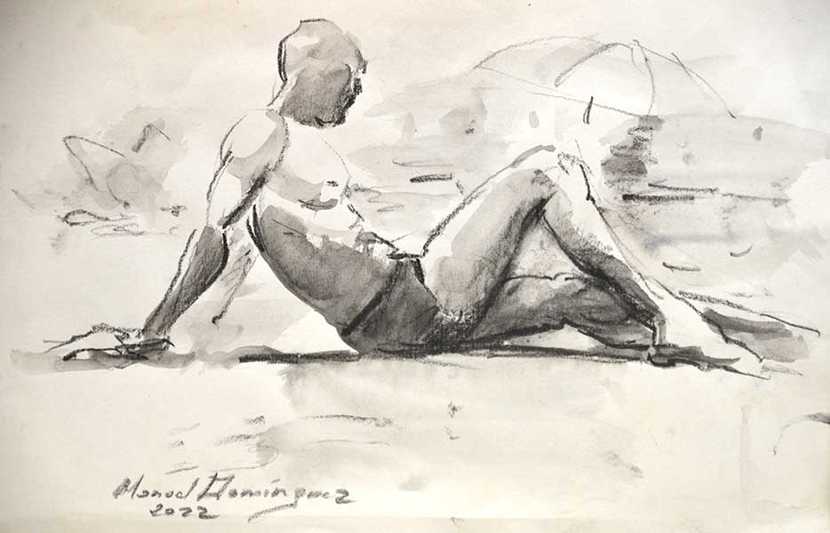 Sketches on the beach 31