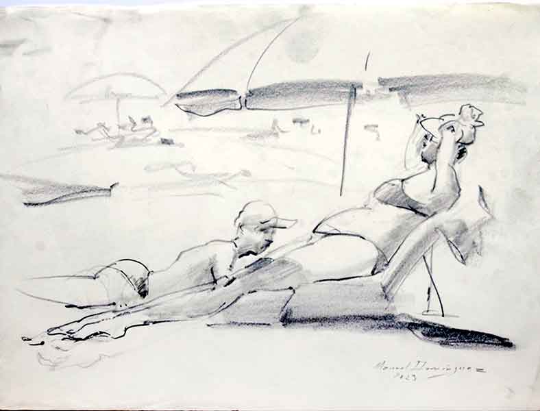 Sketches on the beach 36