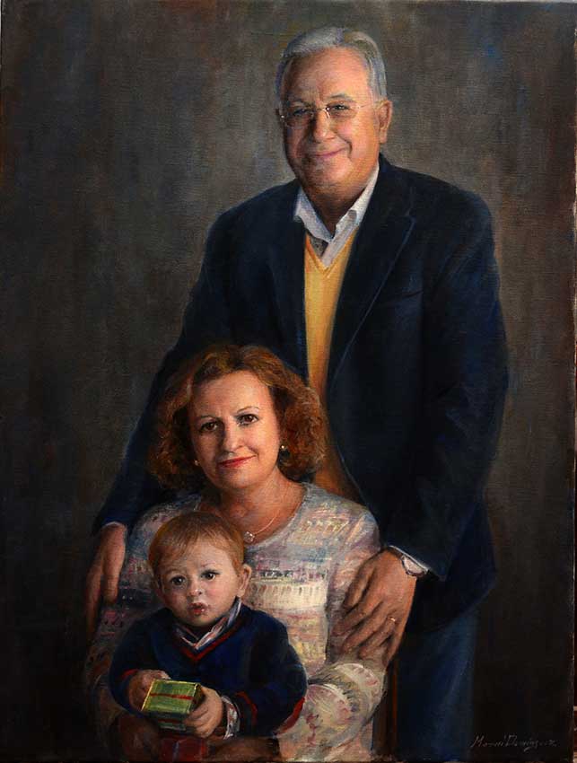 Oil portrait. Manuel Domínguez 23