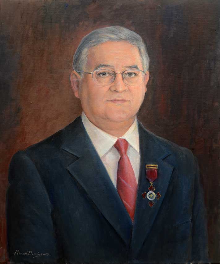 Oil portrait. Manuel Domínguez 24