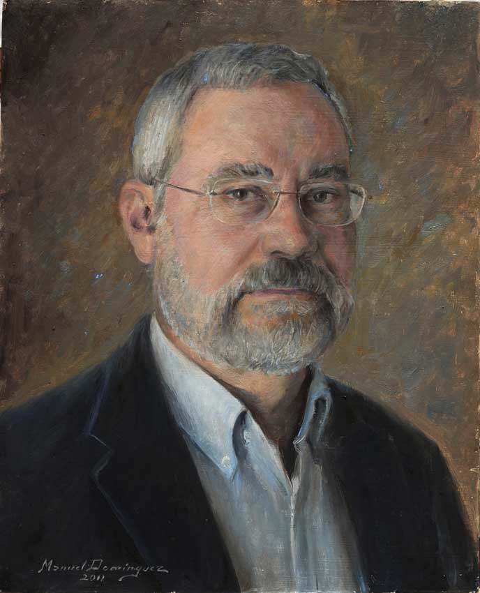 Oil portrait. Manuel Domínguez 25