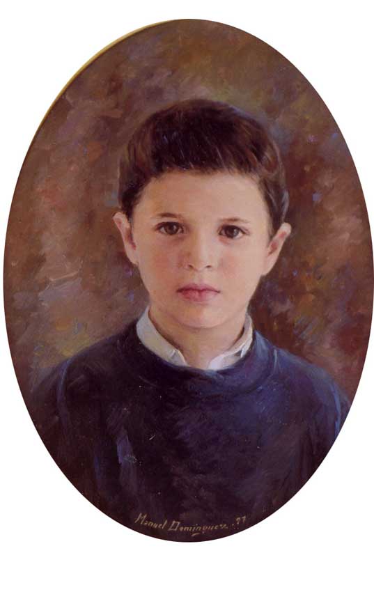 Oil portrait. Manuel Domínguez 47
