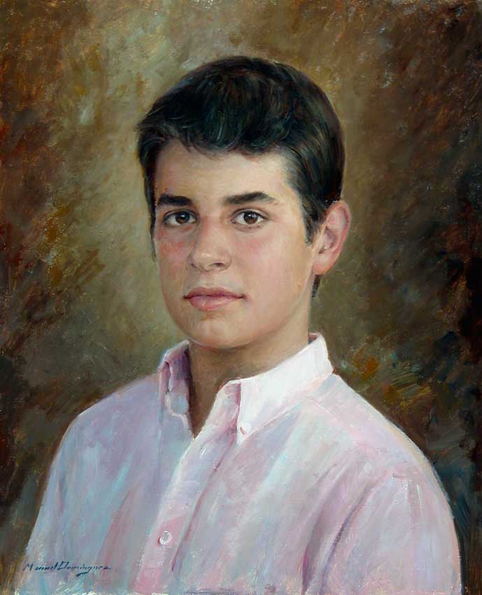 Retrato al oleo 60