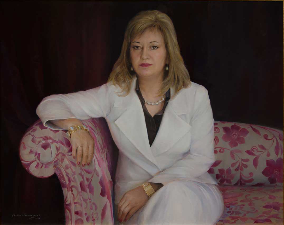 Oil portrait. Manuel Domínguez 70